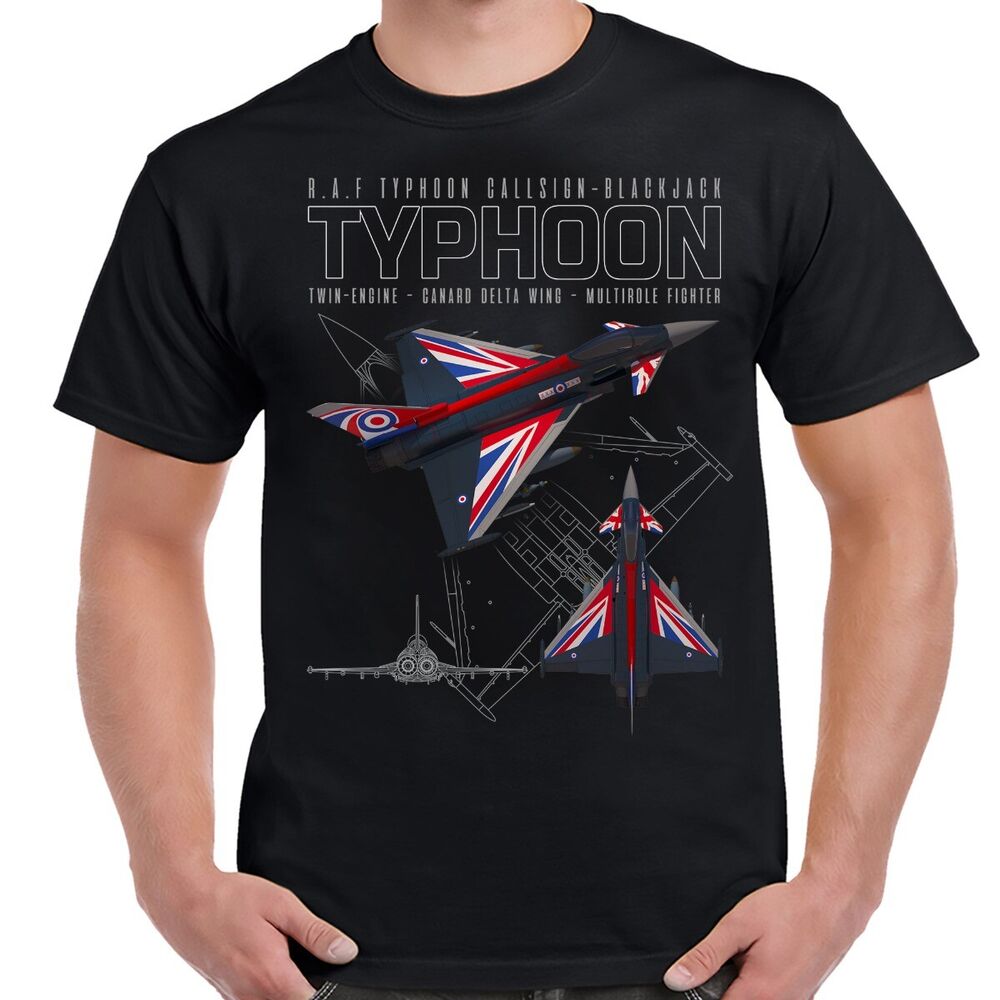 Woodworking Brand - UK Jack Flag Eurofighter Typhoon Fighter