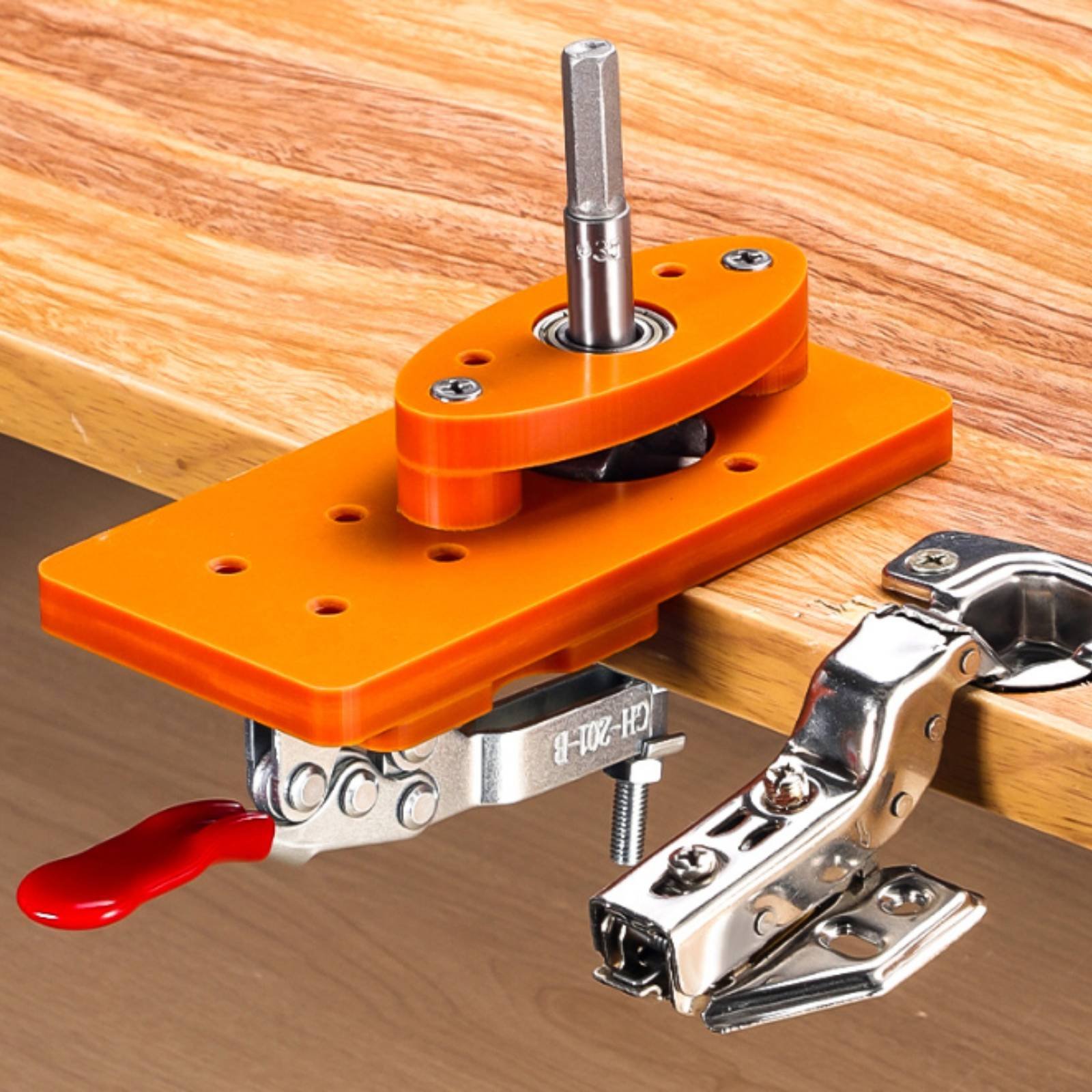 Woodworking Hardware - 35mm Hinge Drilling Jig Long-Lasting Door
