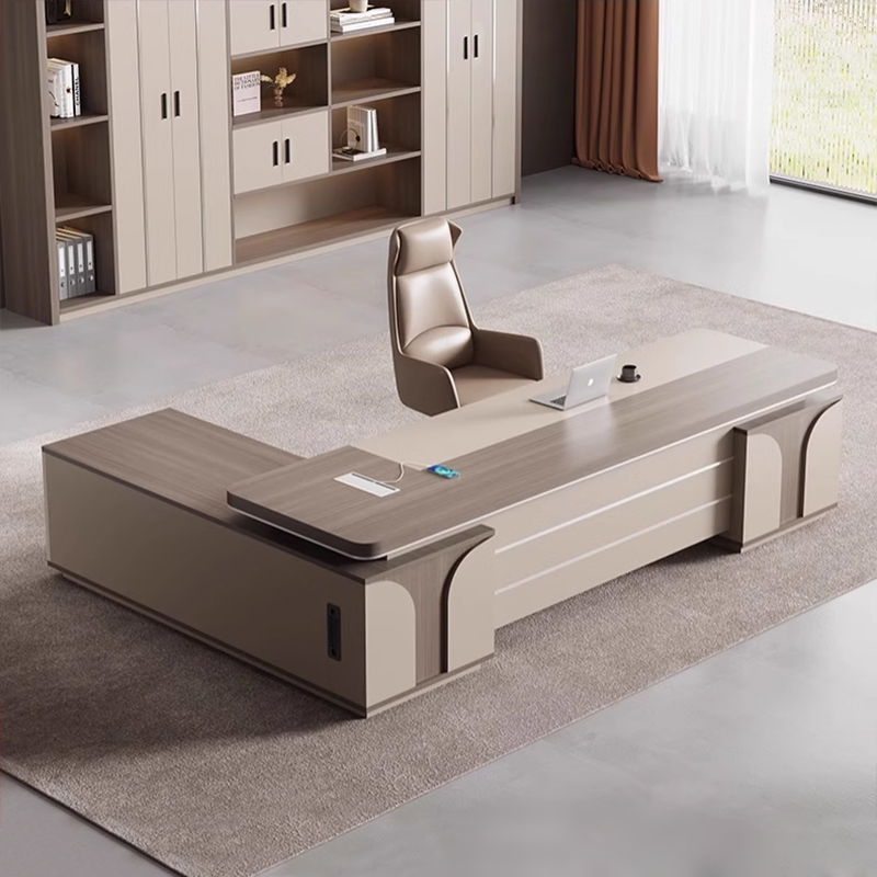 Woodworking Desk Chair - Desktop Wooden Double Cabinet Room Desks