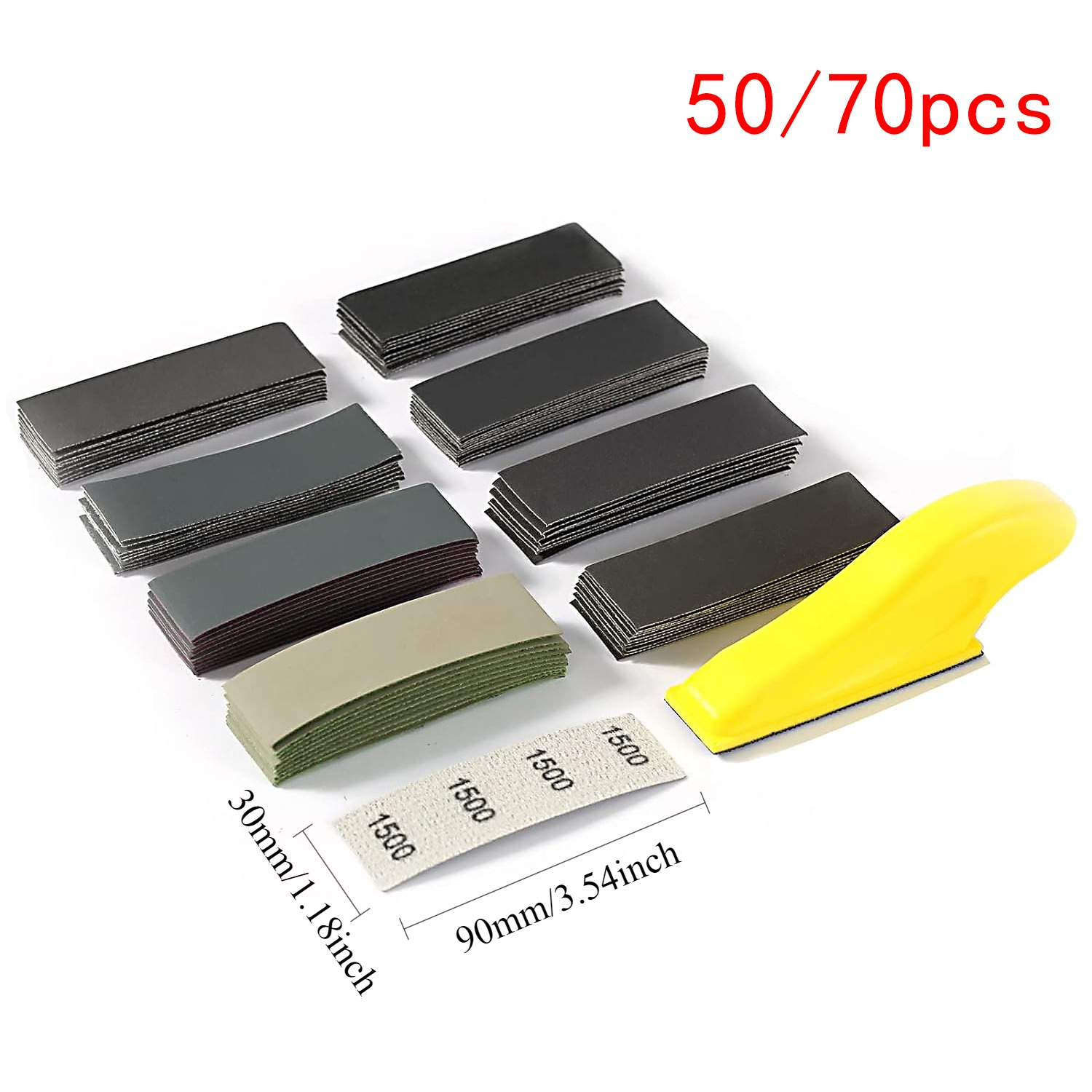 Woodworking Tool - 71/51PCS Micro Detail Sander Paper Kit