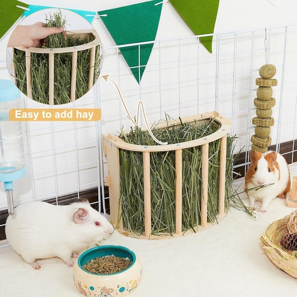 Practical Wooden Bunny Hay Fee - Woodworking Rabbet 리뷰 및 가격