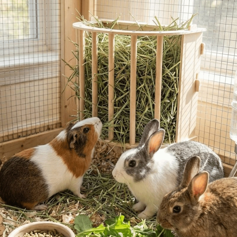 Practical Wooden Bunny Hay Fee - Woodworking Rabbet 리뷰 및 가격