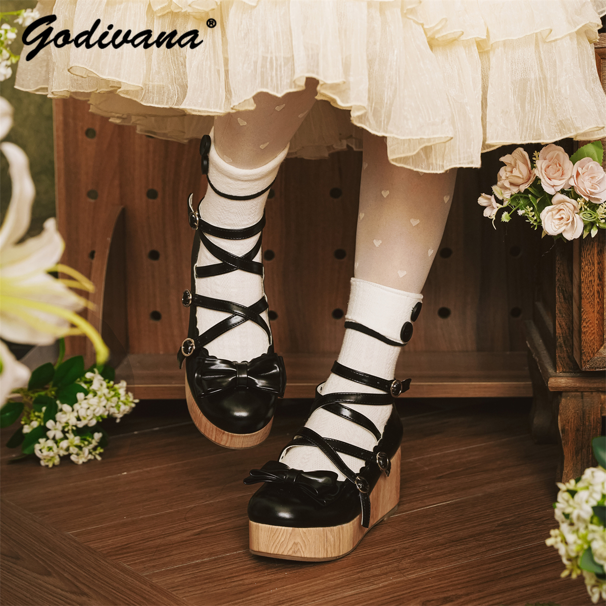 Retro Wooden Bottom High Heels - Woodworking Women 리뷰 및 가격