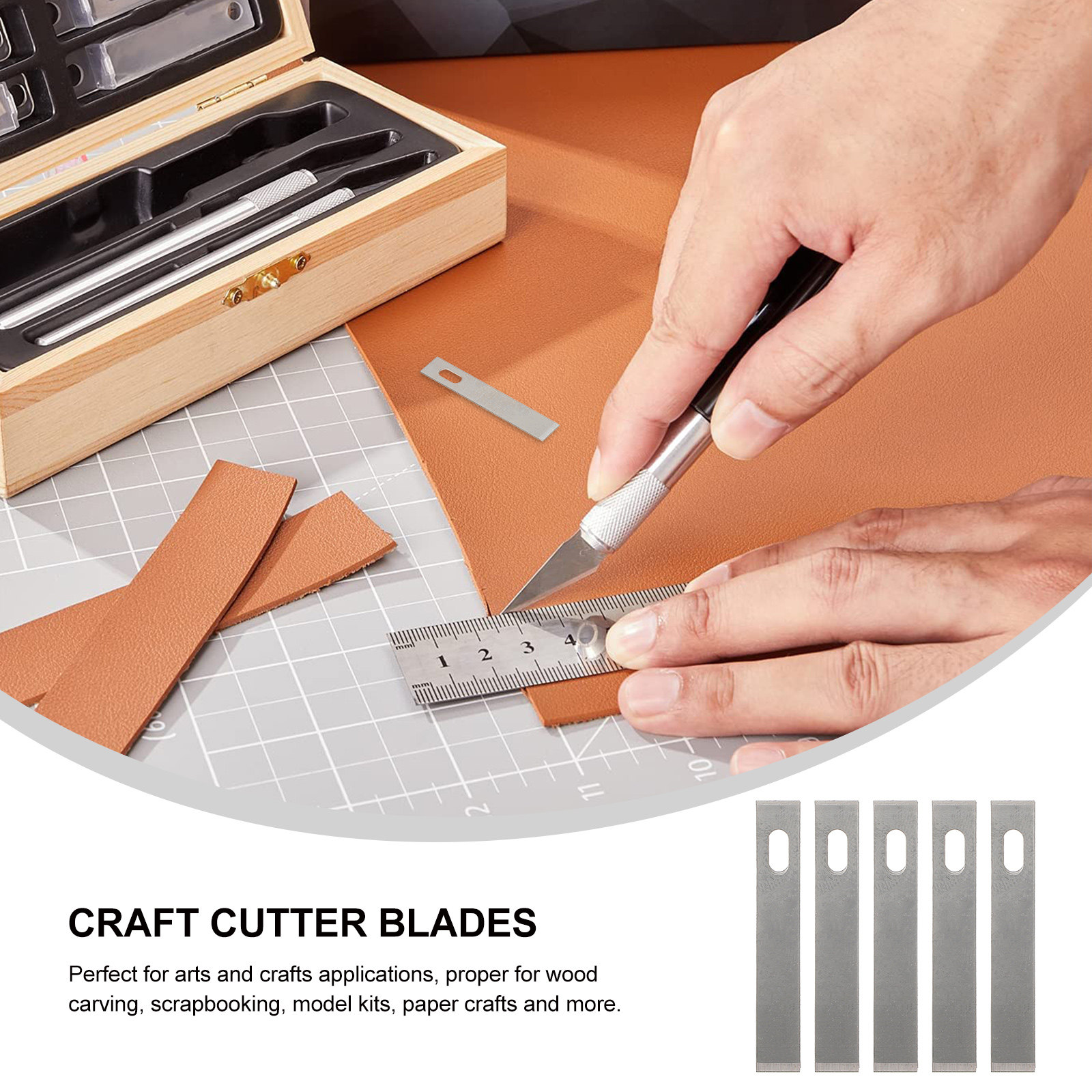 50Pcs Replacement Craft Blades - Woodworking Crafts 리뷰 및 가격