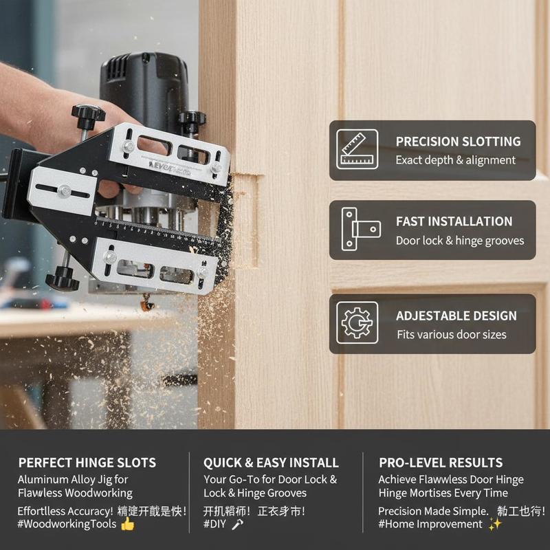 Aluminum Alloy Mortise Templat - Woodworking Tool 리뷰 및 가격