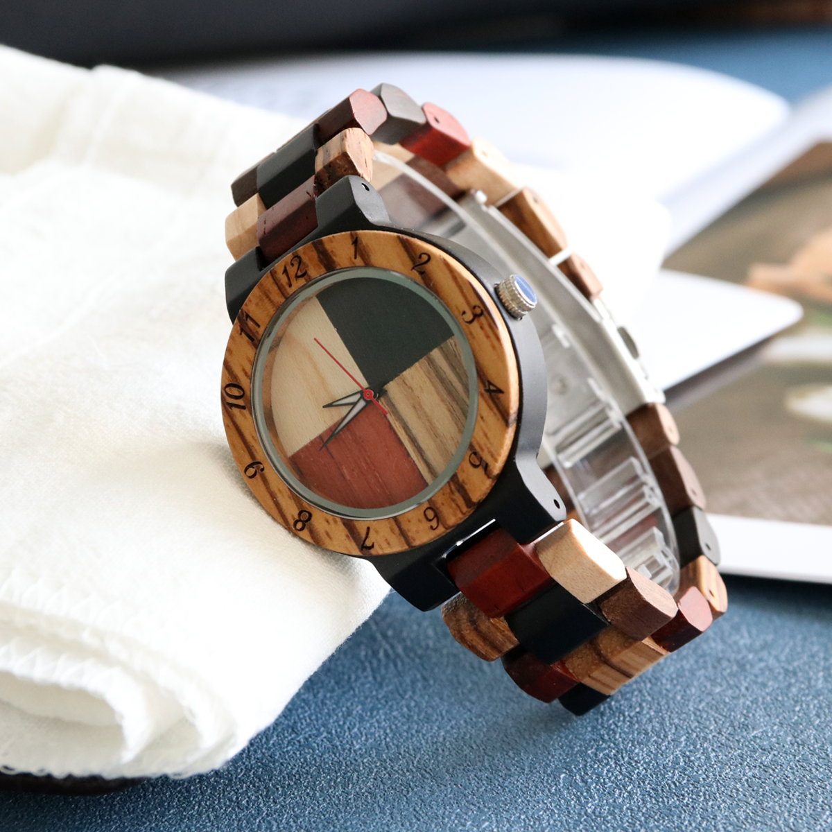Women's Wooden Quartz Wristwat - Woodworking Women 리뷰 및 가격