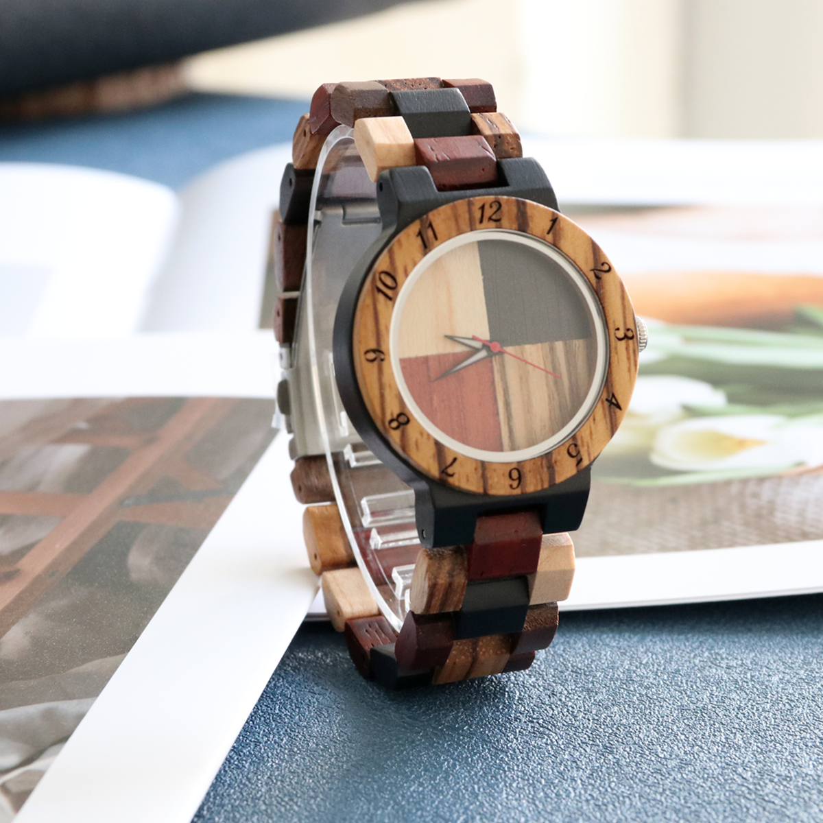 Women's Wooden Quartz Wristwat - Woodworking Women 리뷰 및 가격