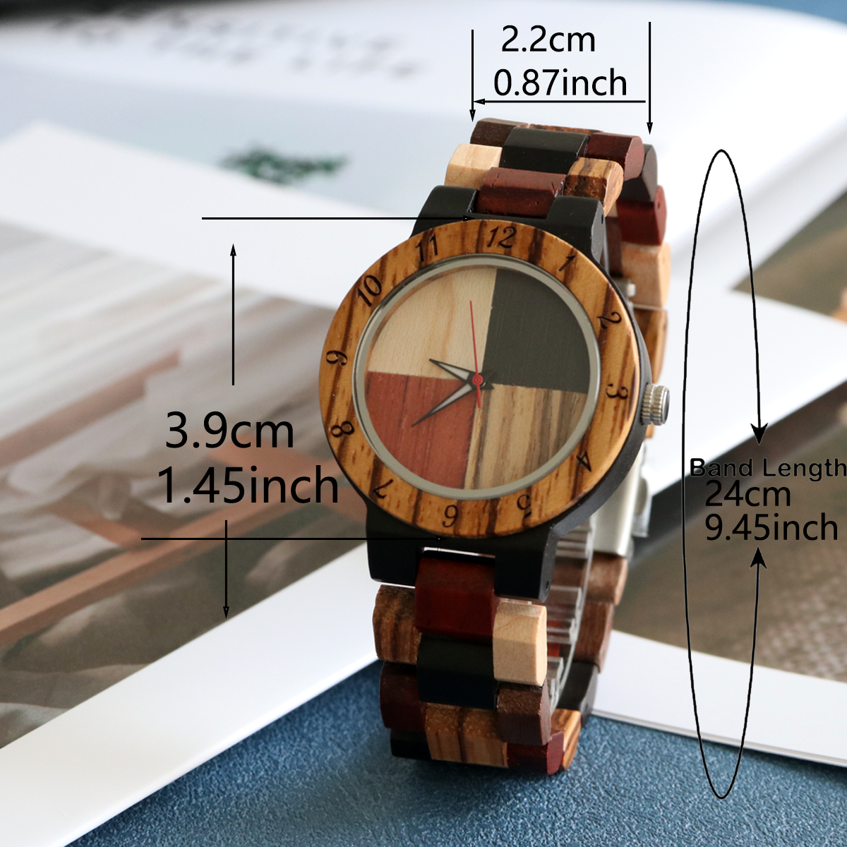 Women's Wooden Quartz Wristwat - Woodworking Women 리뷰 및 가격