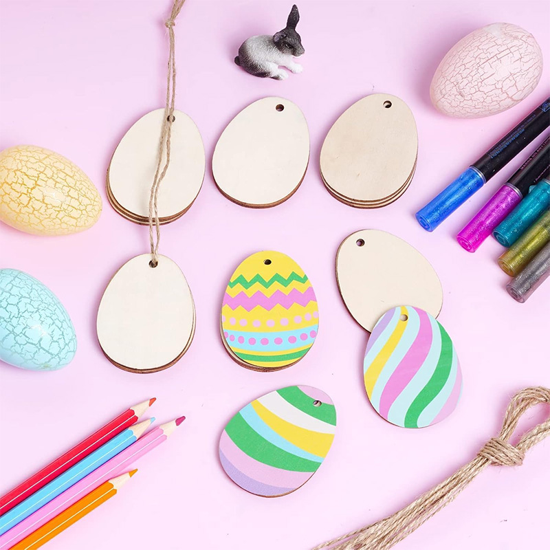 50pcs Unfinished Easter Wooden - Woodworking Rabbet 리뷰 및 가격
