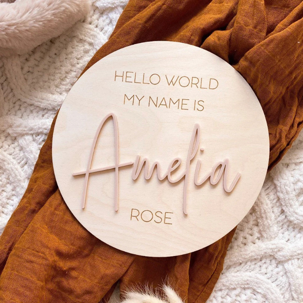 Personalised Wooden Hello Worl - Woodworking Laser 리뷰 및 가격