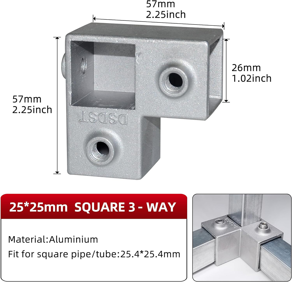 20/25/30mm Square Tube Connect - Woodworking Youtube Free 리뷰 및 가격
