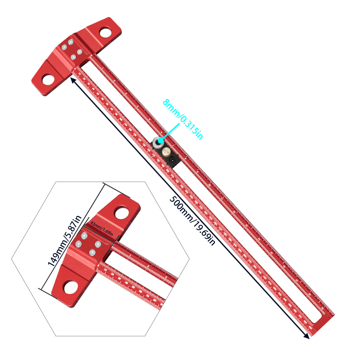 Woodworking T-Square Marking G - Woodworking Ruler 리뷰 및 가격