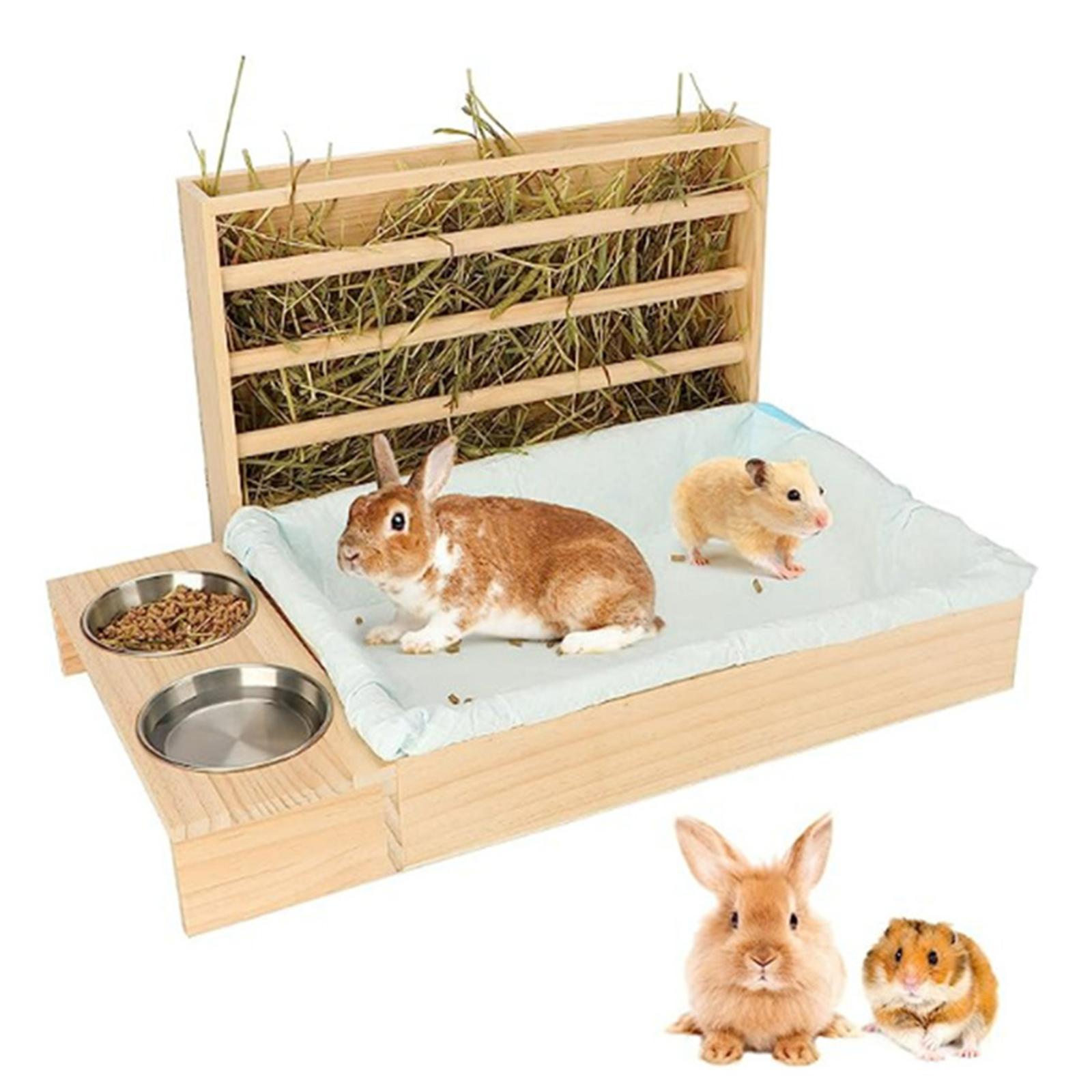 Wooden Rabbit Hay Feeder with  - Woodworking Rabbet 리뷰 및 가격