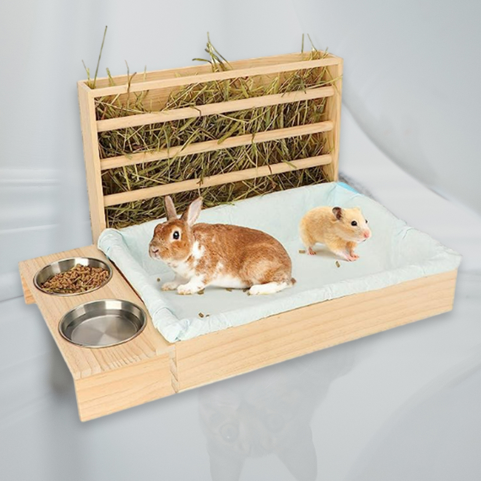 Wooden Rabbit Hay Feeder with  - Woodworking Rabbet 리뷰 및 가격