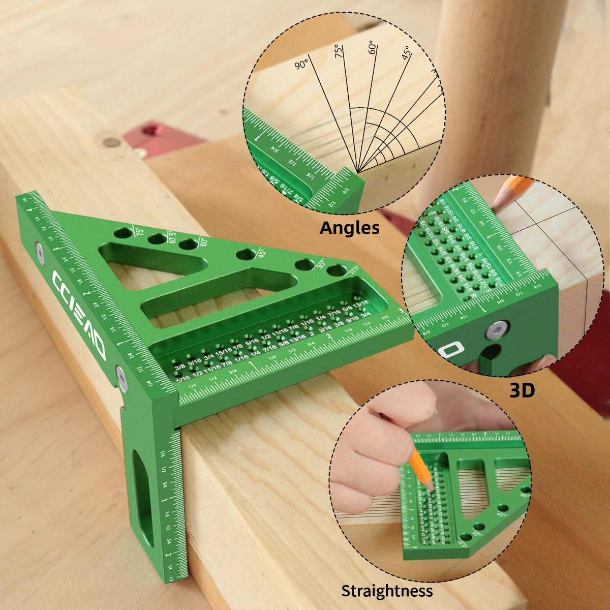Carpenter Square 3D Multi Angl - Woodworking Ruler 리뷰 및 가격