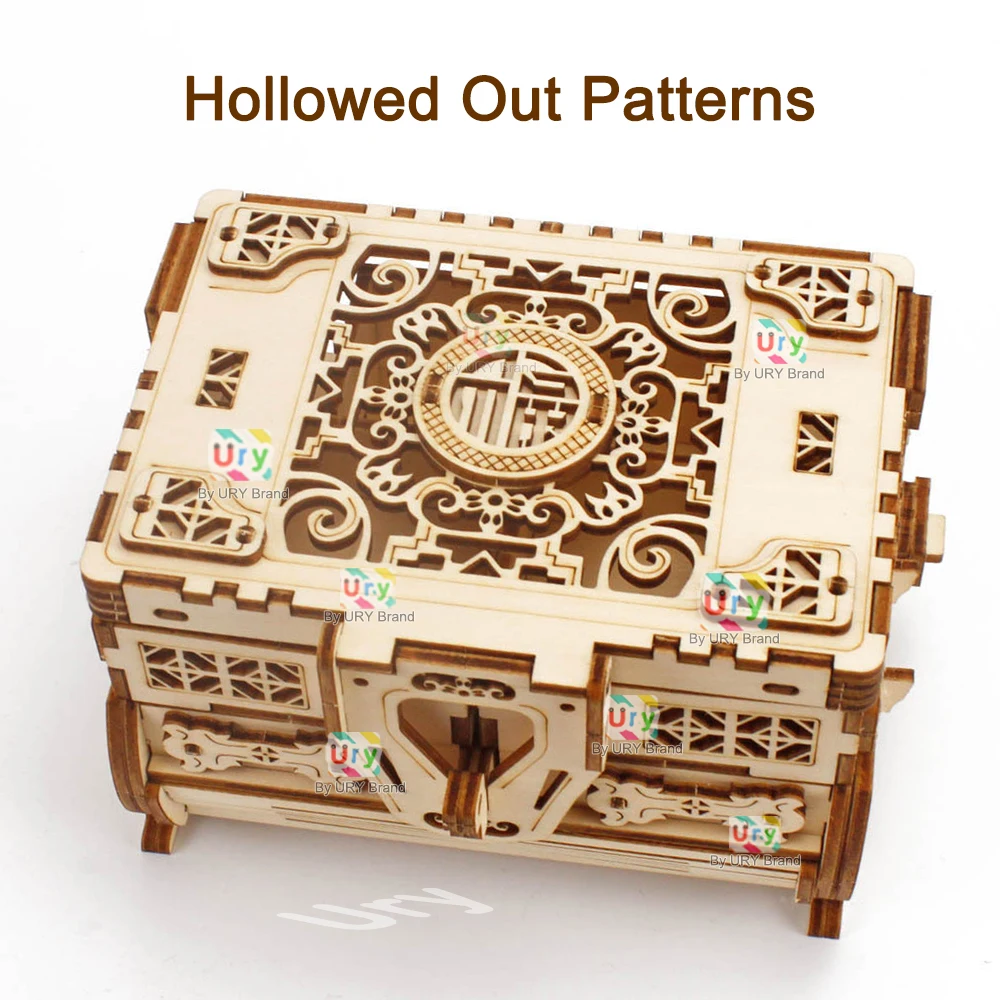 URY 3D Wooden Puzzle Mini Anti - Woodworking Women 리뷰 및 가격