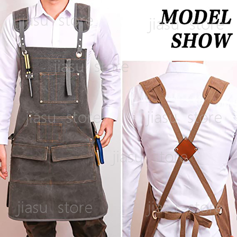 Thick Canvas Tool Apron Custom - Woodworking Logo Design 리뷰 및 가격