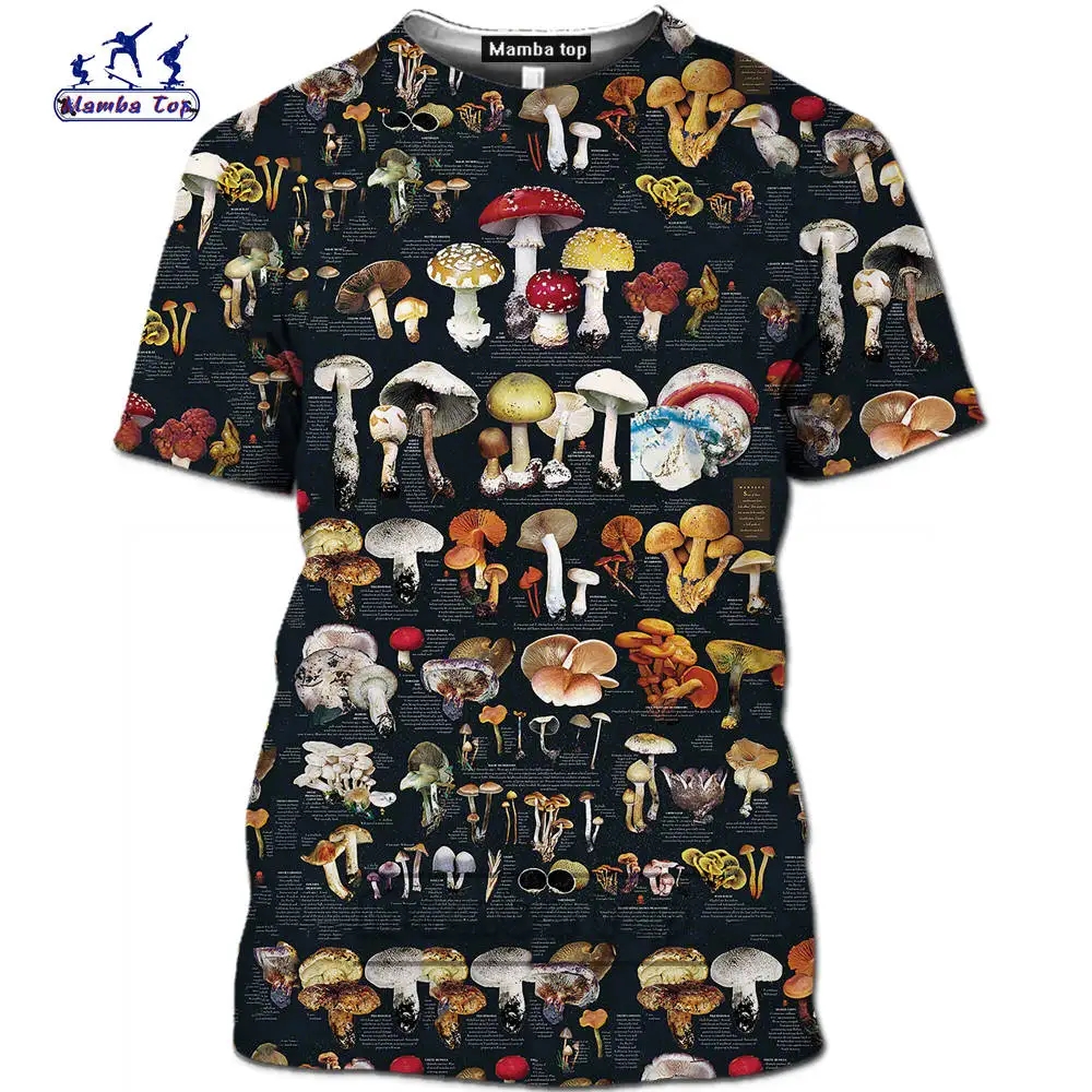 Men T-shirt Retro Mushroom Tee - Woodworking Brand 리뷰 및 가격