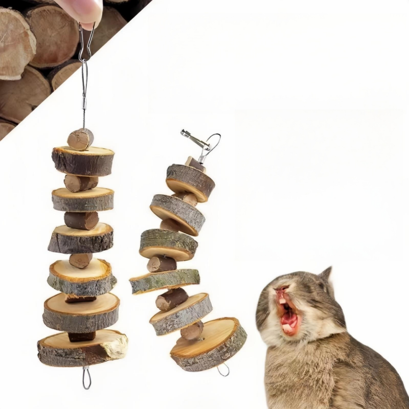 1 pc Random Style Pet Chew Toy - Woodworking Rabbet 리뷰 및 가격