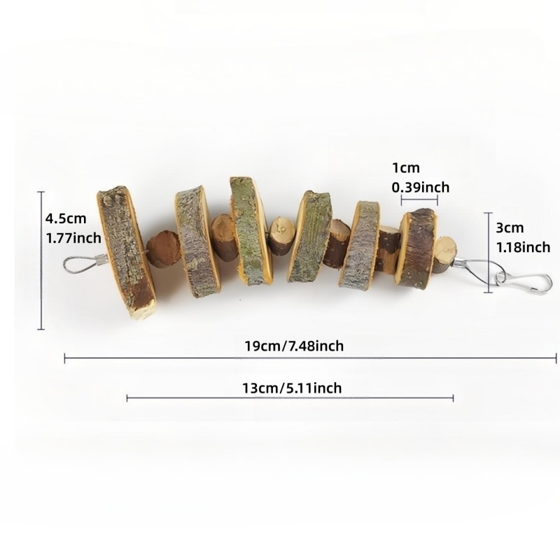 1 pc Random Style Pet Chew Toy - Woodworking Rabbet 리뷰 및 가격