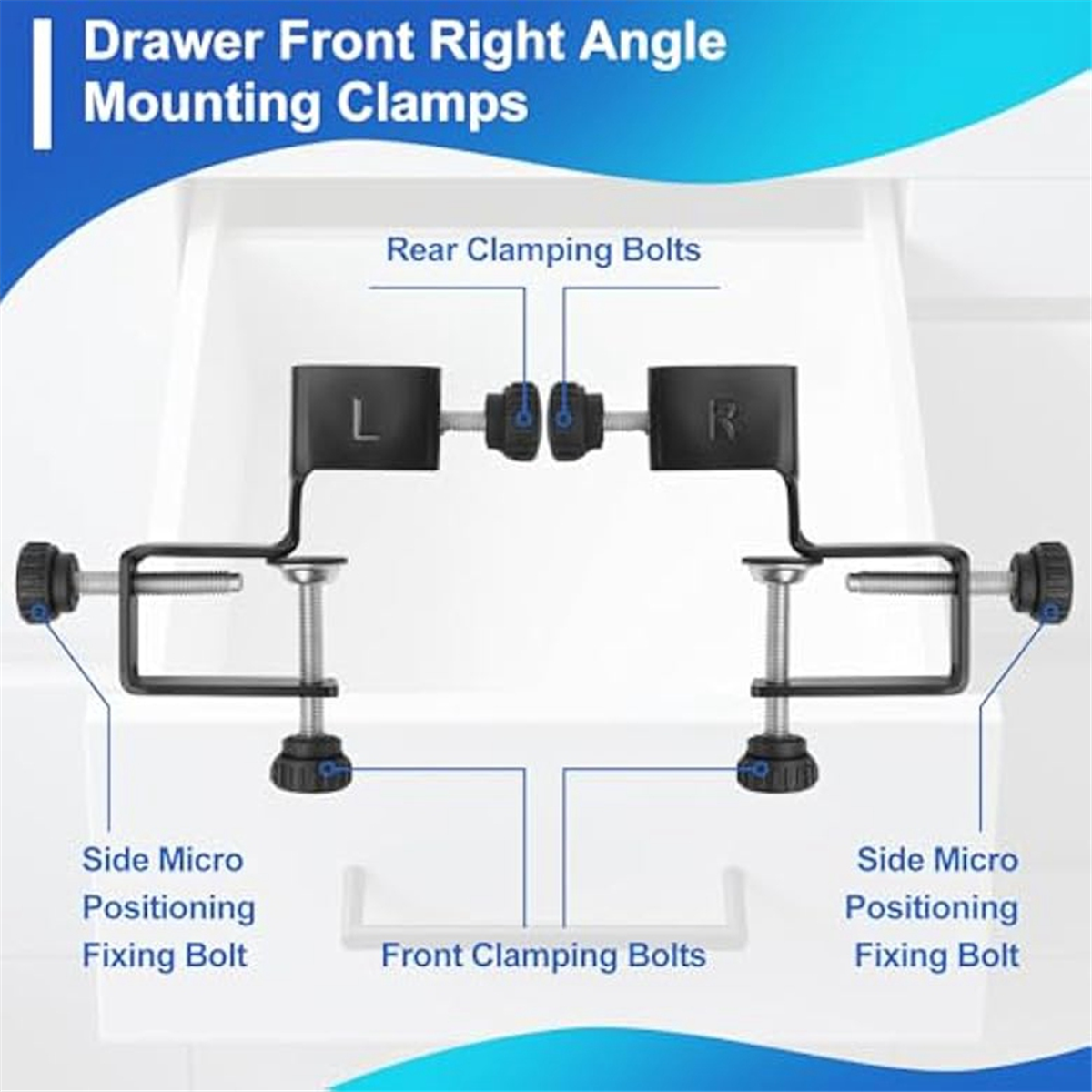 A002 2Pcs Drawer Front Mountin - Woodworking Hardware 리뷰 및 가격