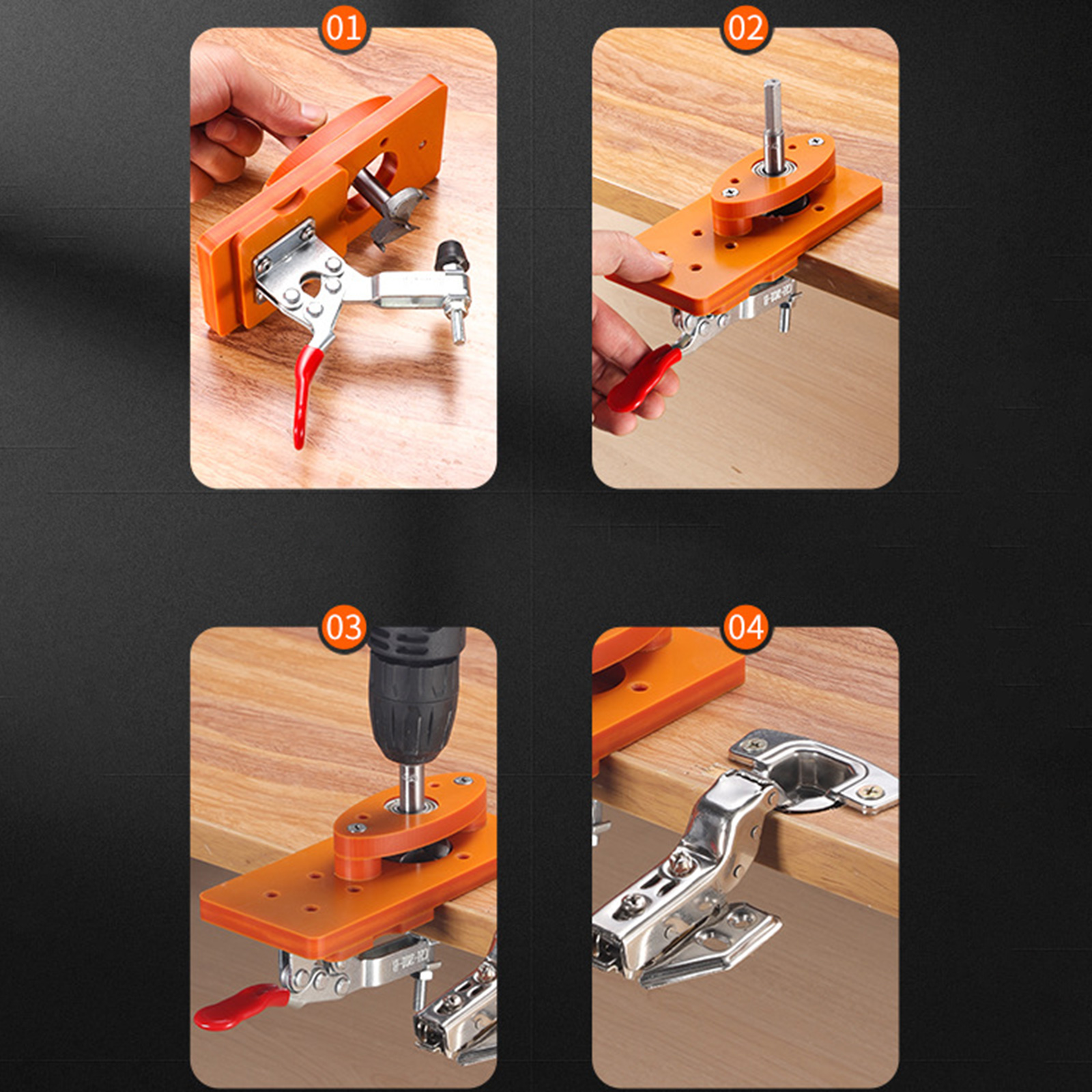 35mm Hinge Drilling Jig Long-L - Woodworking Hardware 리뷰 및 가격
