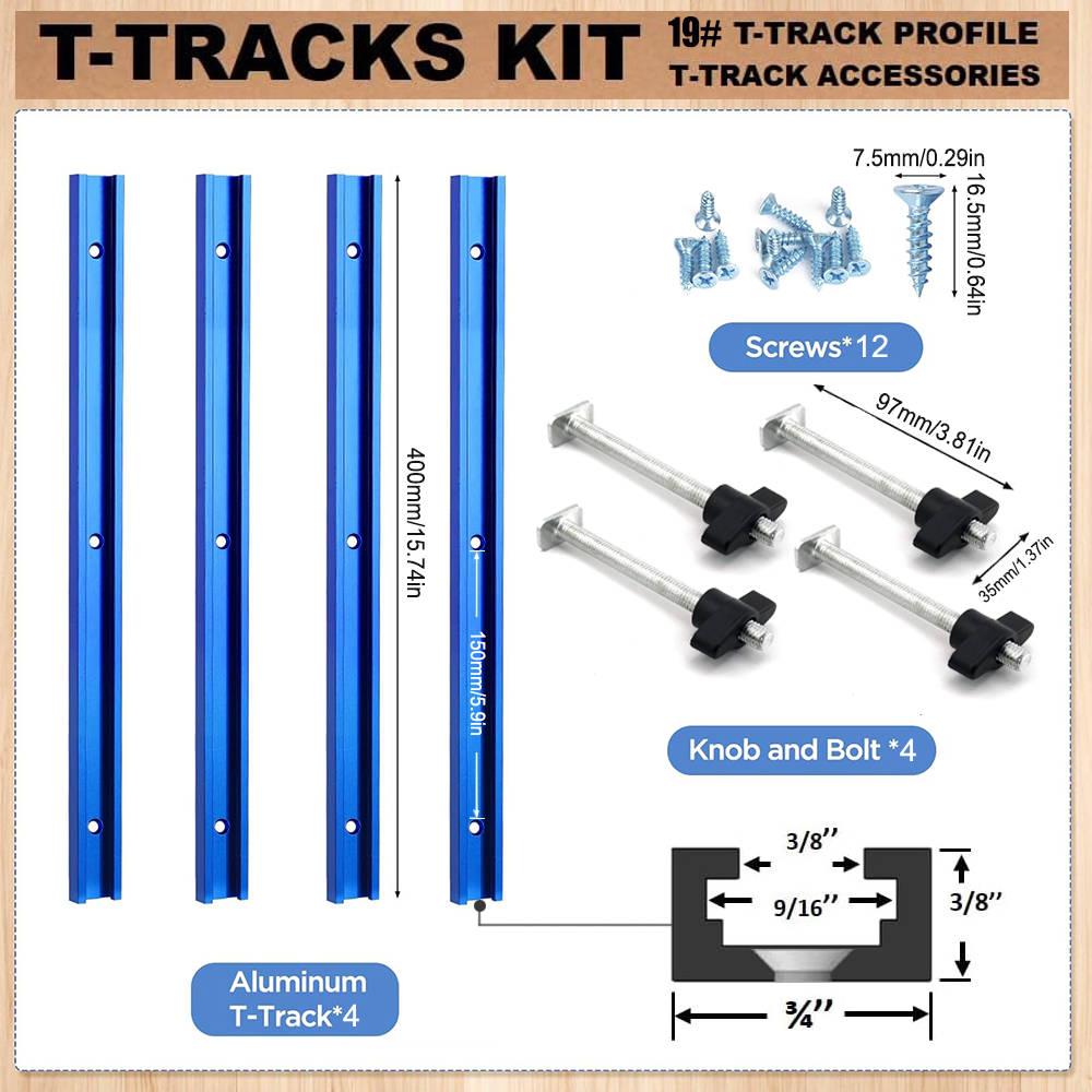 Woodworking 19# T-track Kit an - Woodworking Shops 리뷰 및 가격