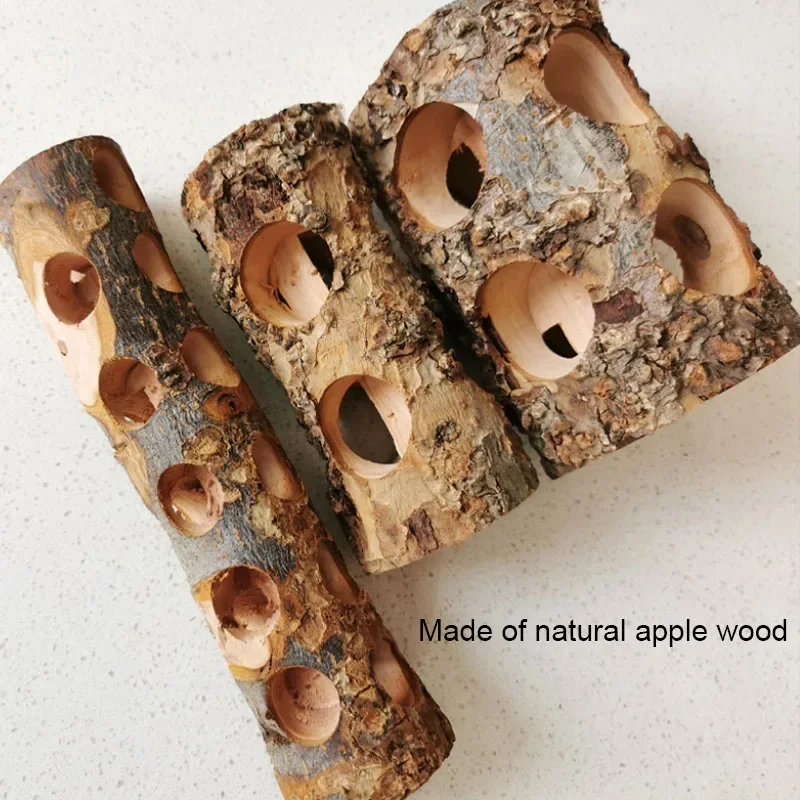 Pet Hamster Toy Natural Apple  - Woodworking Rabbet 리뷰 및 가격