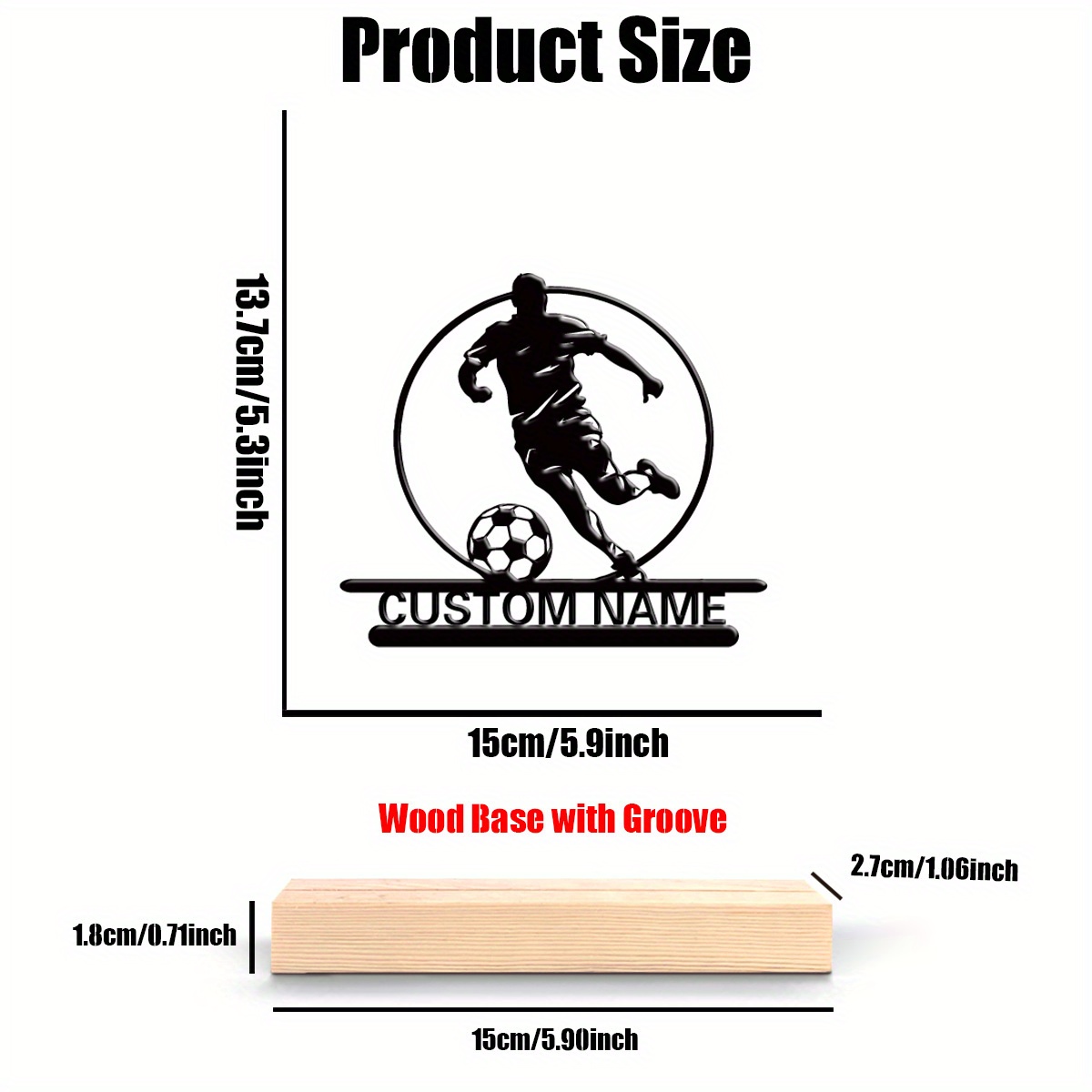 Custom Soccer Player Metal Sta - Woodworking Laser 리뷰 및 가격