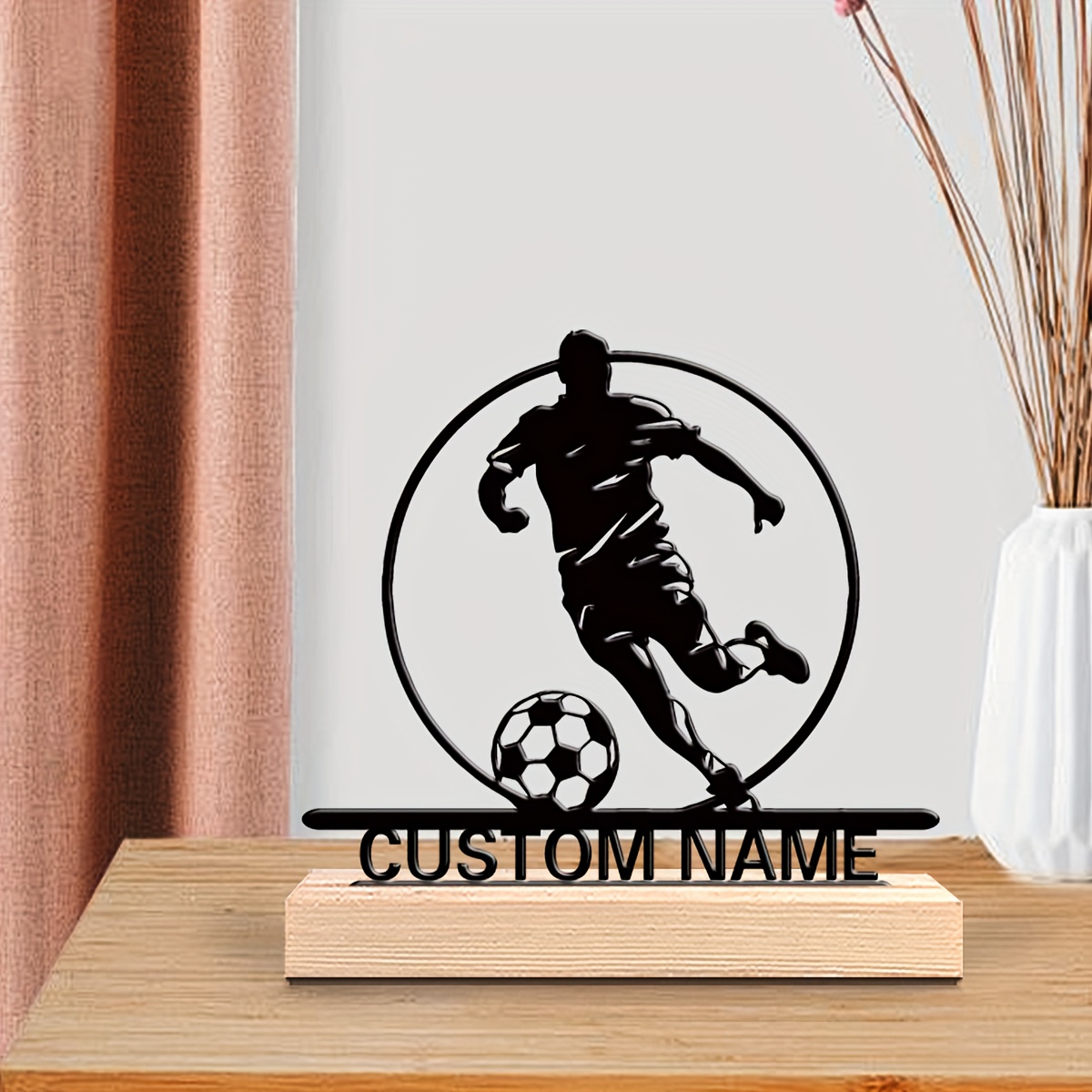 Custom Soccer Player Metal Sta - Woodworking Laser 리뷰 및 가격