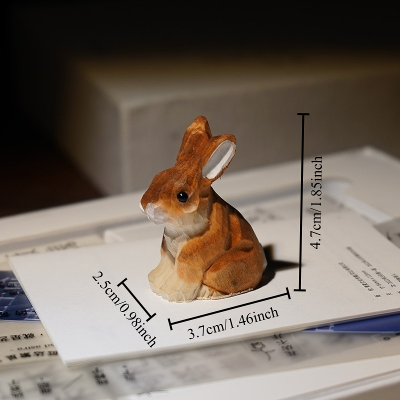1PC Seated Bunny Hand Carved W - Woodworking Rabbet 리뷰 및 가격