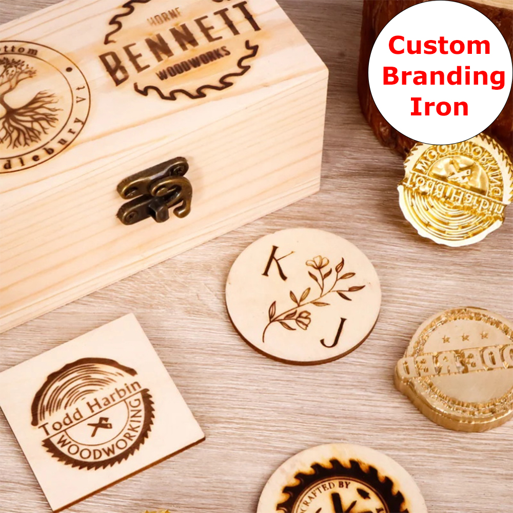 Custom Branding Iron for Food  - Woodworking Logo Design 리뷰 및 가격