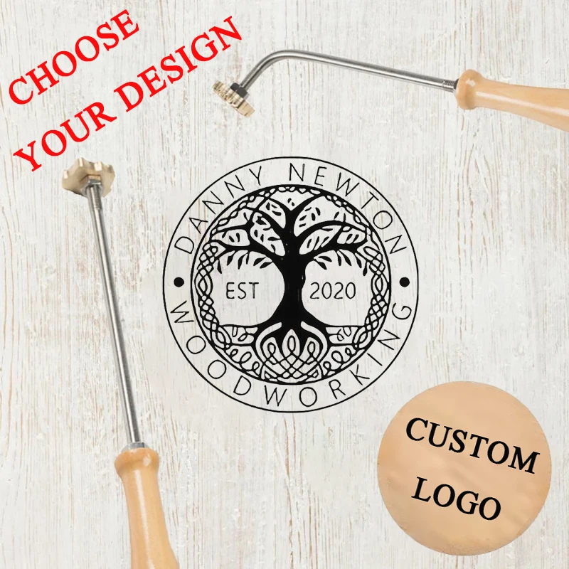 Custom Branding Iron for Food  - Woodworking Logo Design 리뷰 및 가격