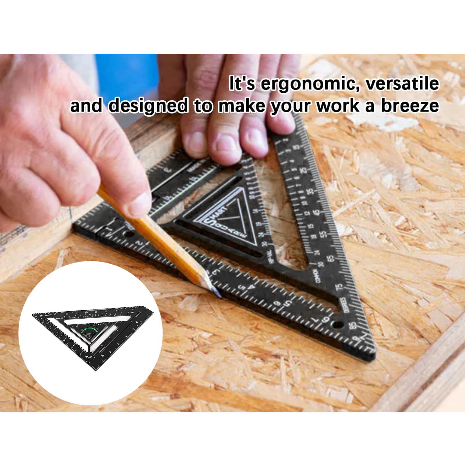 Carpenter Layout Tool Black Co - Woodworking Ruler 리뷰 및 가격