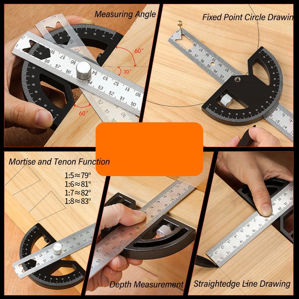 Angle Protractor Carpentry Ang - Woodworking Edge 리뷰 및 가격