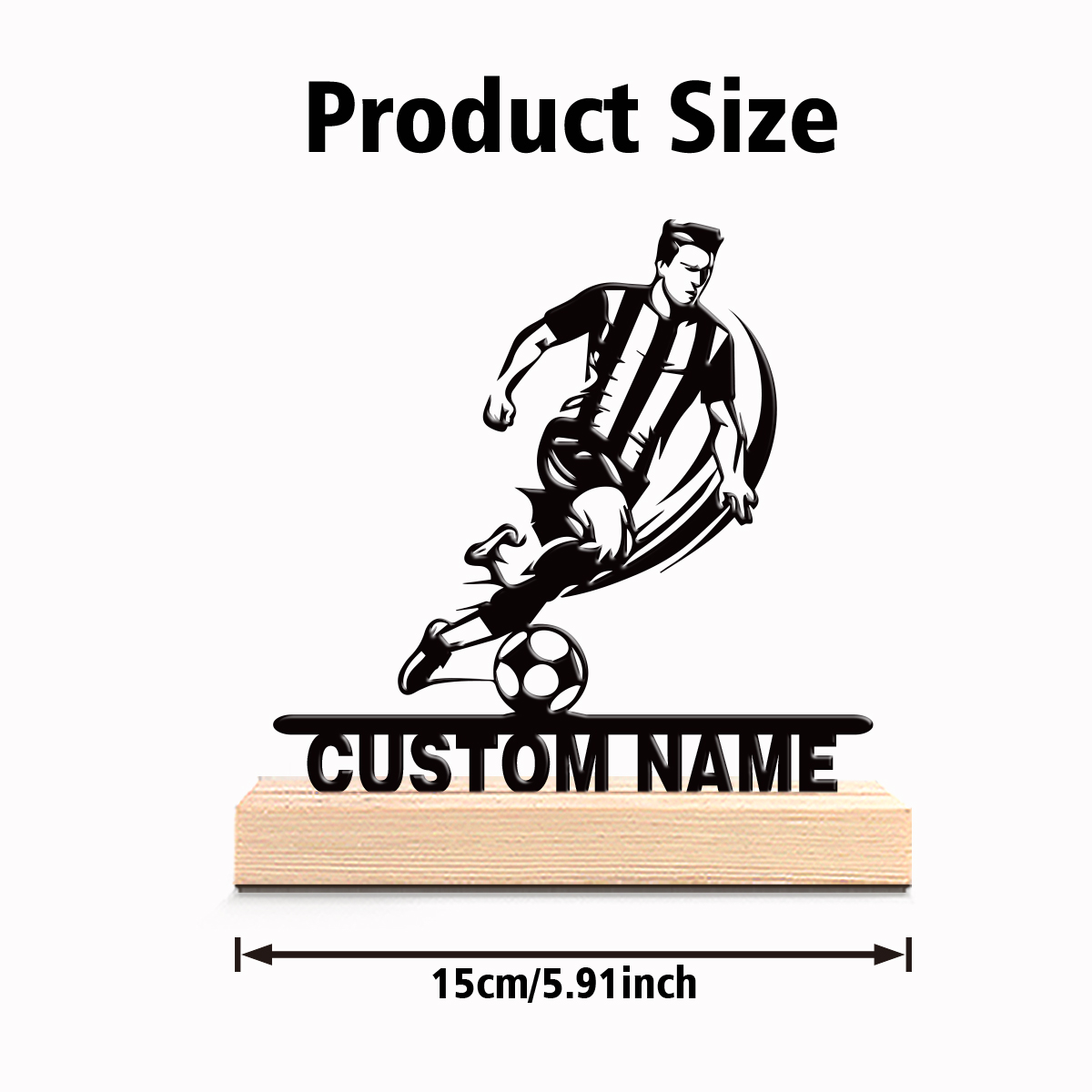 1pc Personalized Custom Footba - Woodworking Laser 리뷰 및 가격