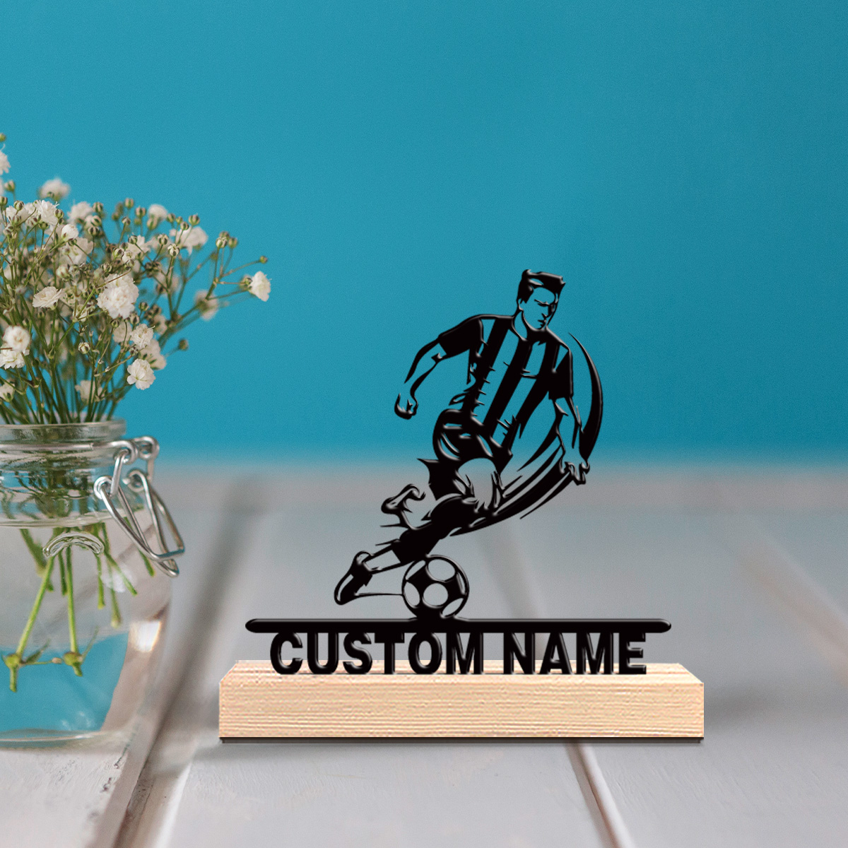 1pc Personalized Custom Footba - Woodworking Laser 리뷰 및 가격