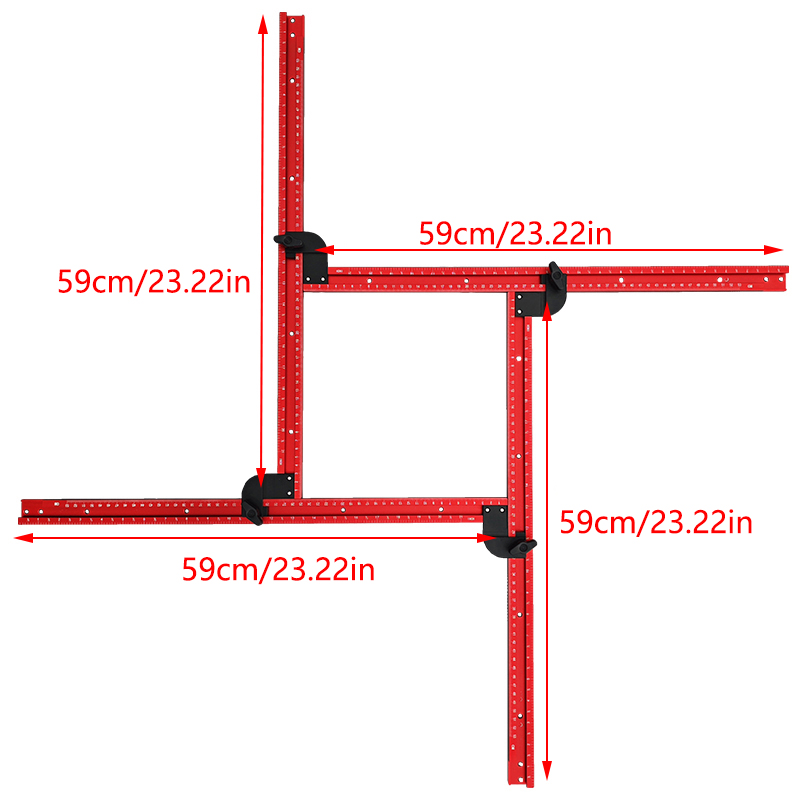 59cm Adjustable Square Router  - Woodworking Manufacturing 리뷰 및 가격
