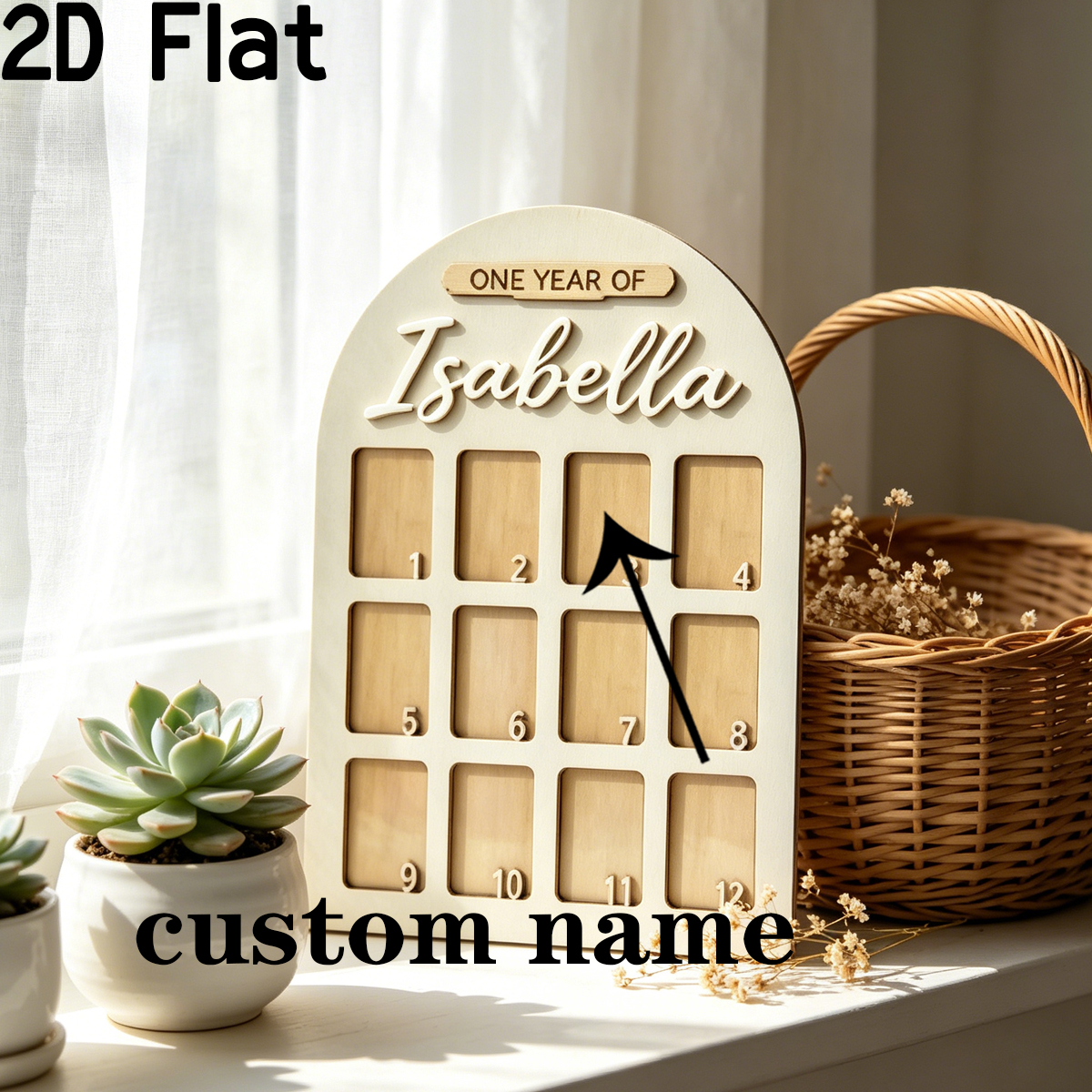 1Pc Custom Photo Record Board  - Woodworking Laser 리뷰 및 가격