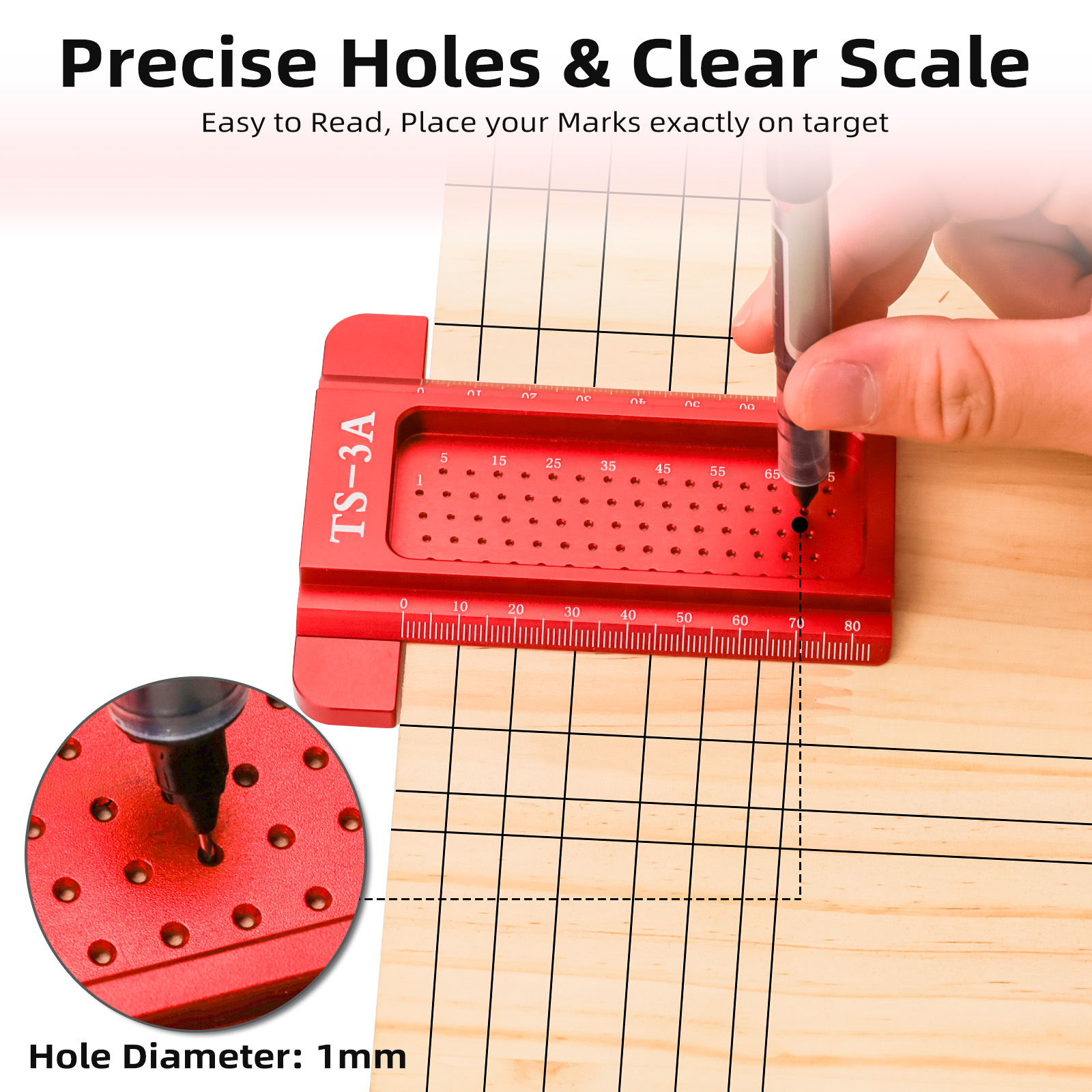 TS-3 Woodworking Scribing Rule - Woodworking Ruler 리뷰 및 가격