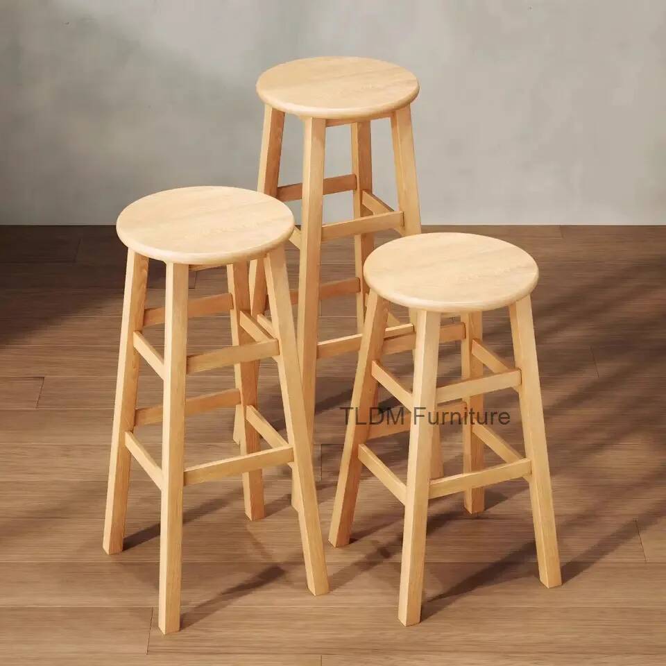 Simple Bar Stool Solid Wood St - Woodworking Desk Chair 리뷰 및 가격