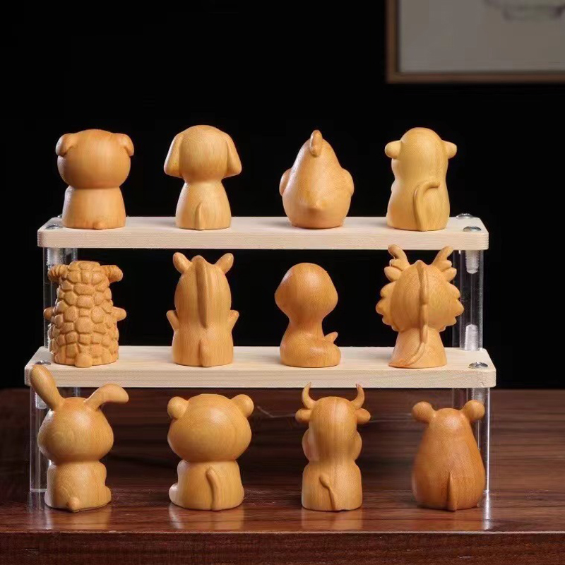Mini Cute Wooden 12 Zodiac Sna - Woodworking Rabbet 리뷰 및 가격