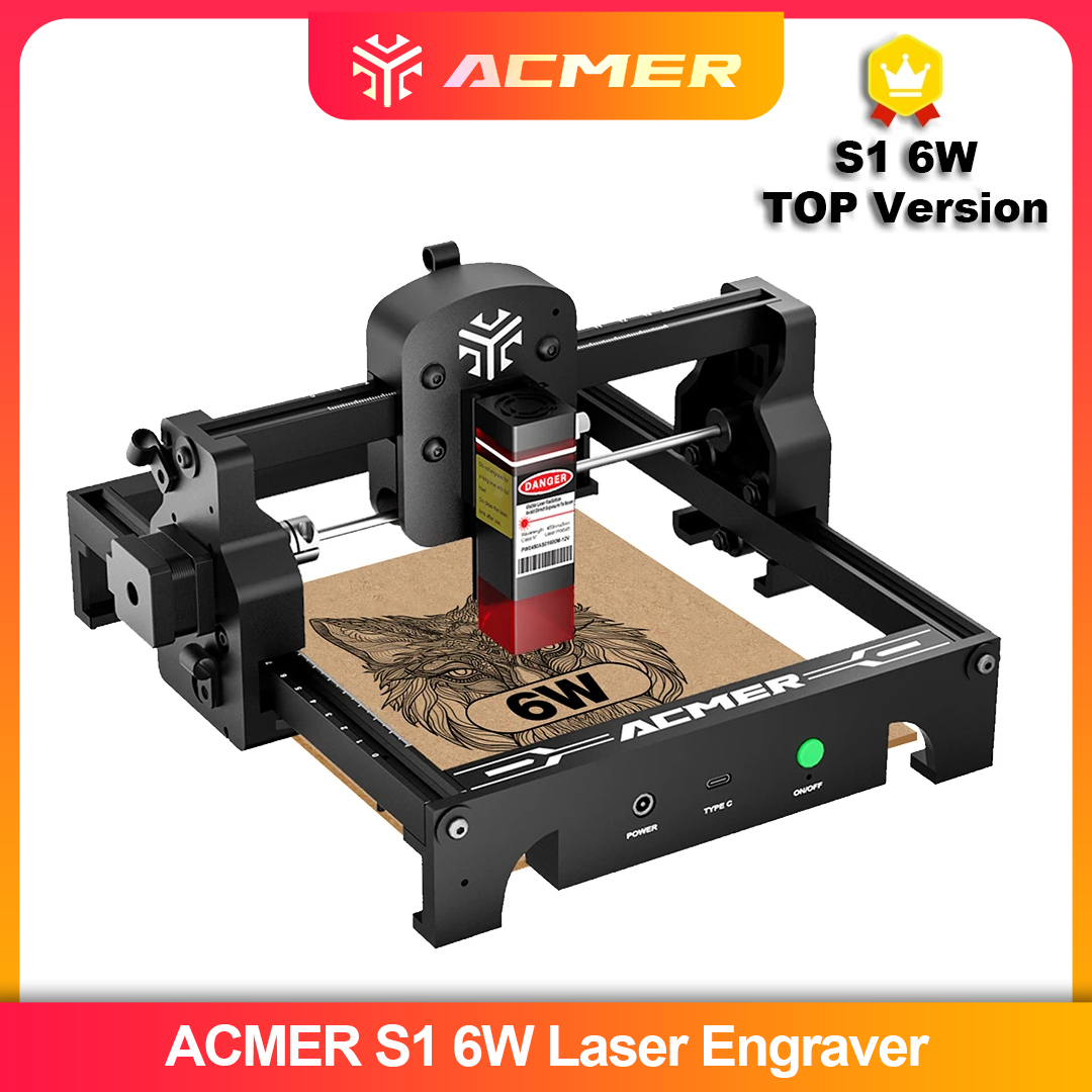 ACMER S1 2.5/3.5/6W Laser Engr - Woodworking Laser 리뷰 및 가격