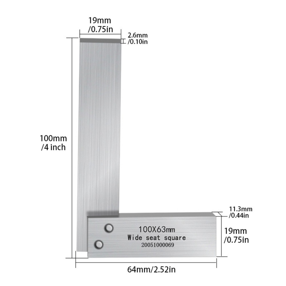 4-inch 90-degree angle ruler,  - Woodworking Hardware 리뷰 및 가격
