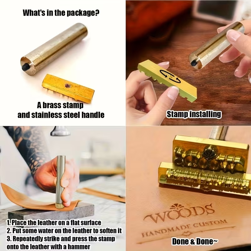 M8 Custom Branding Iron Stamp  - Woodworking Logo Design 리뷰 및 가격
