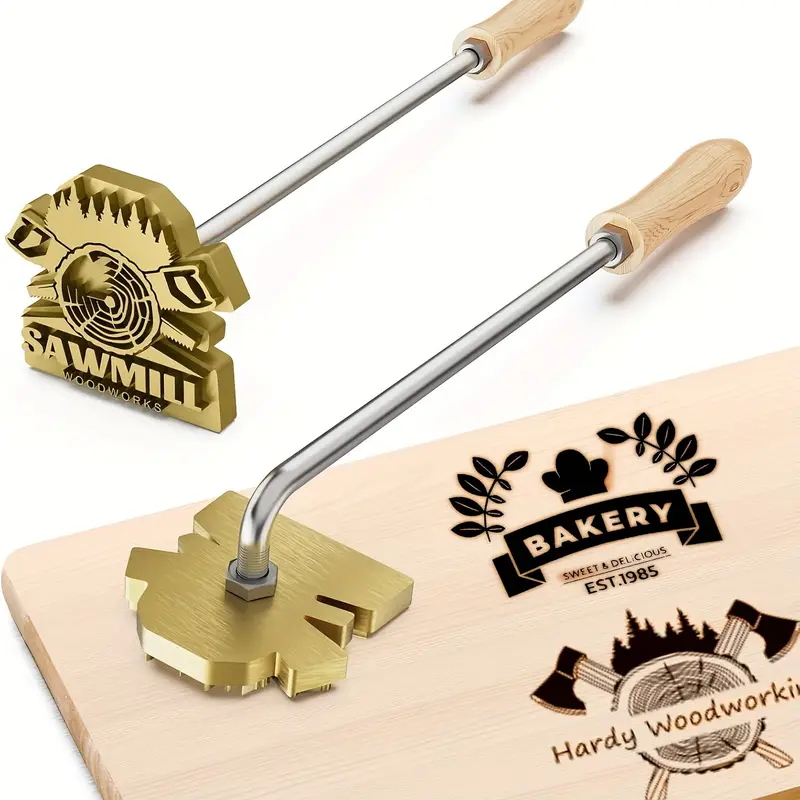 M8 Custom Branding Iron Stamp  - Woodworking Logo Design 리뷰 및 가격