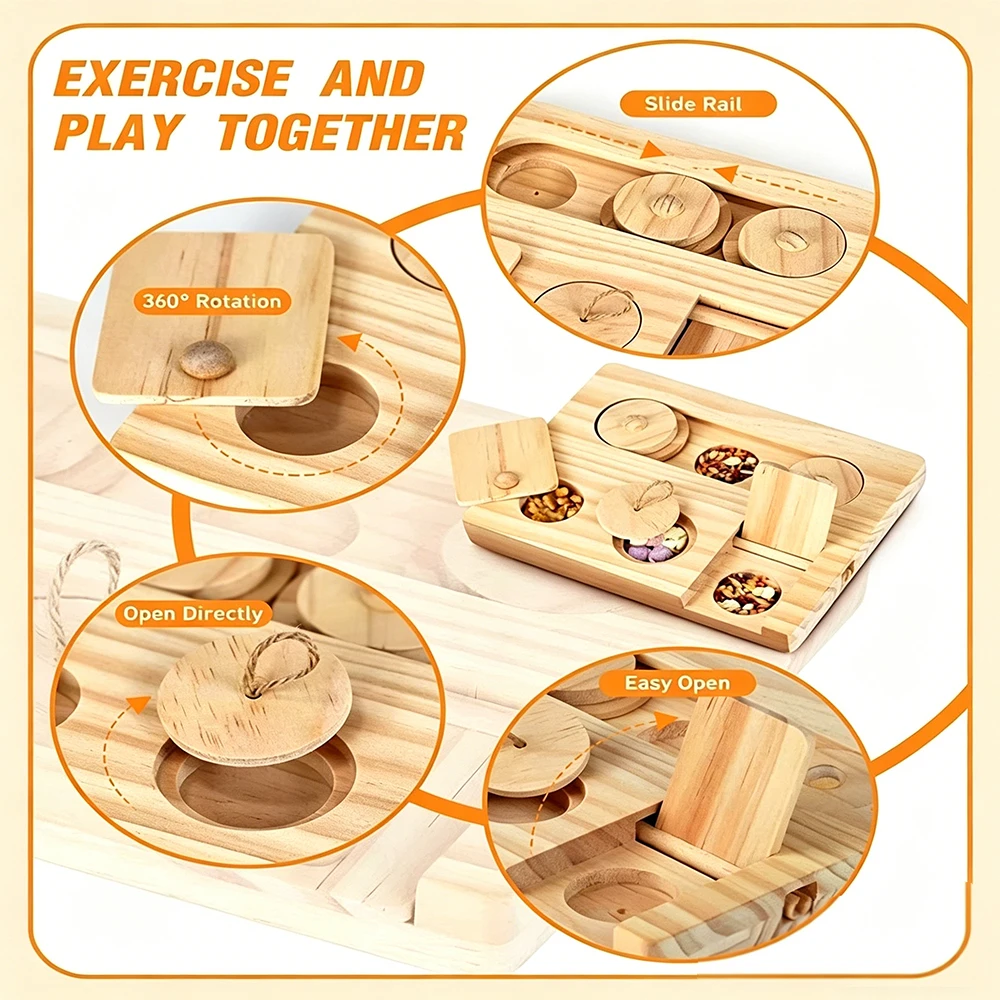 Guinea Pig Foraging Toys 6 in  - Woodworking Rabbet 리뷰 및 가격