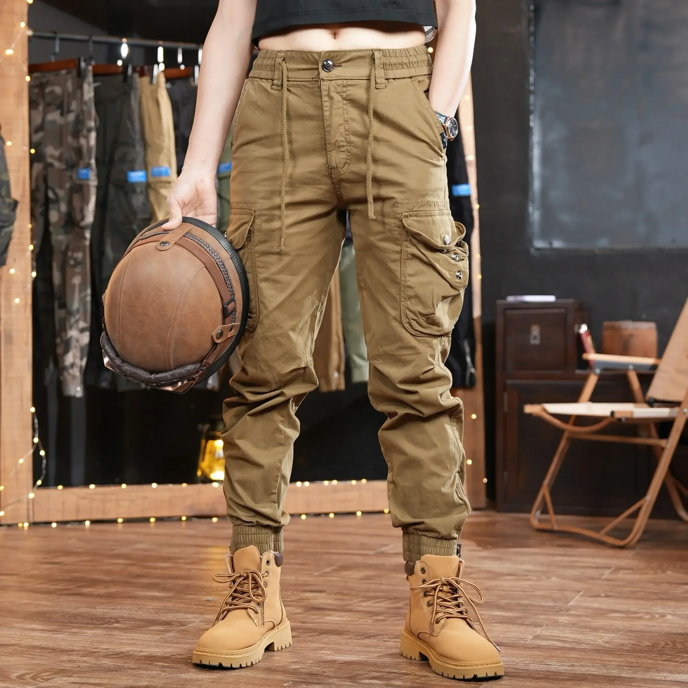 Multi Pocket Outdoor Trousers  - Woodworking Brand 리뷰 및 가격