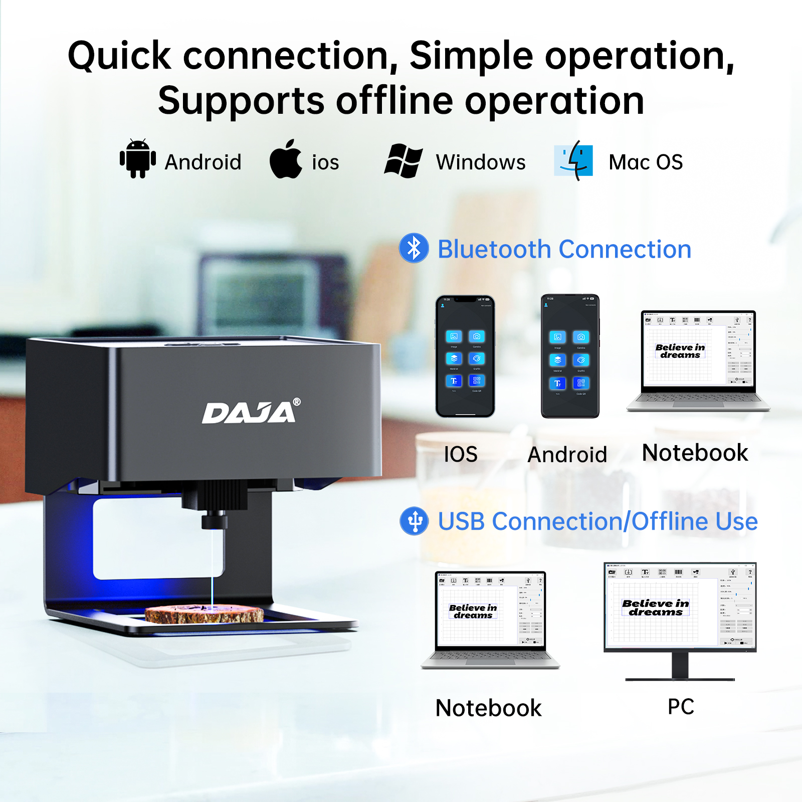 DAJA DJ6 Mini Portable Laser E - Woodworking Laser 리뷰 및 가격