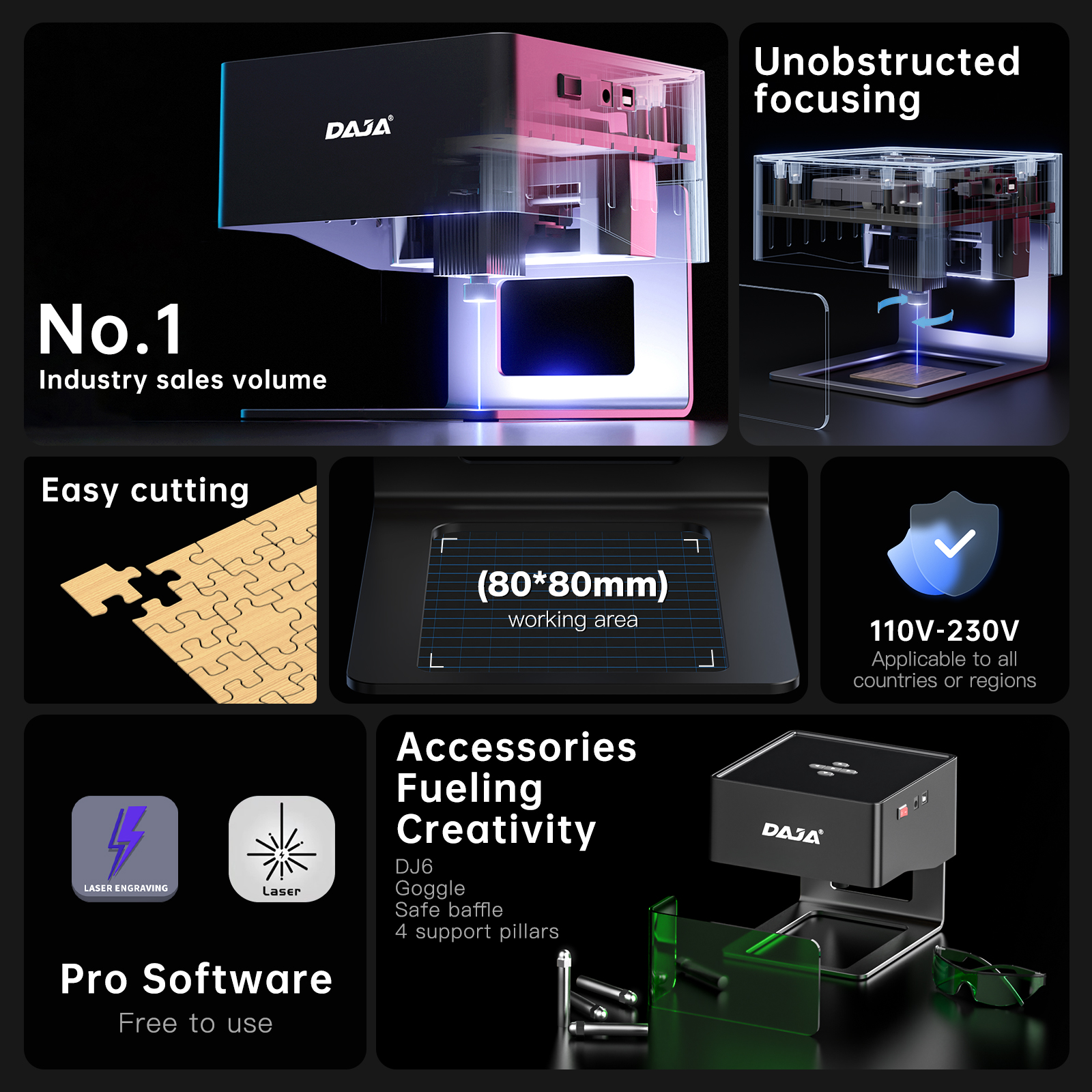 DAJA DJ6 Mini Portable Laser E - Woodworking Laser 리뷰 및 가격